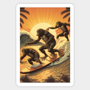 Surf Chimps Magnet